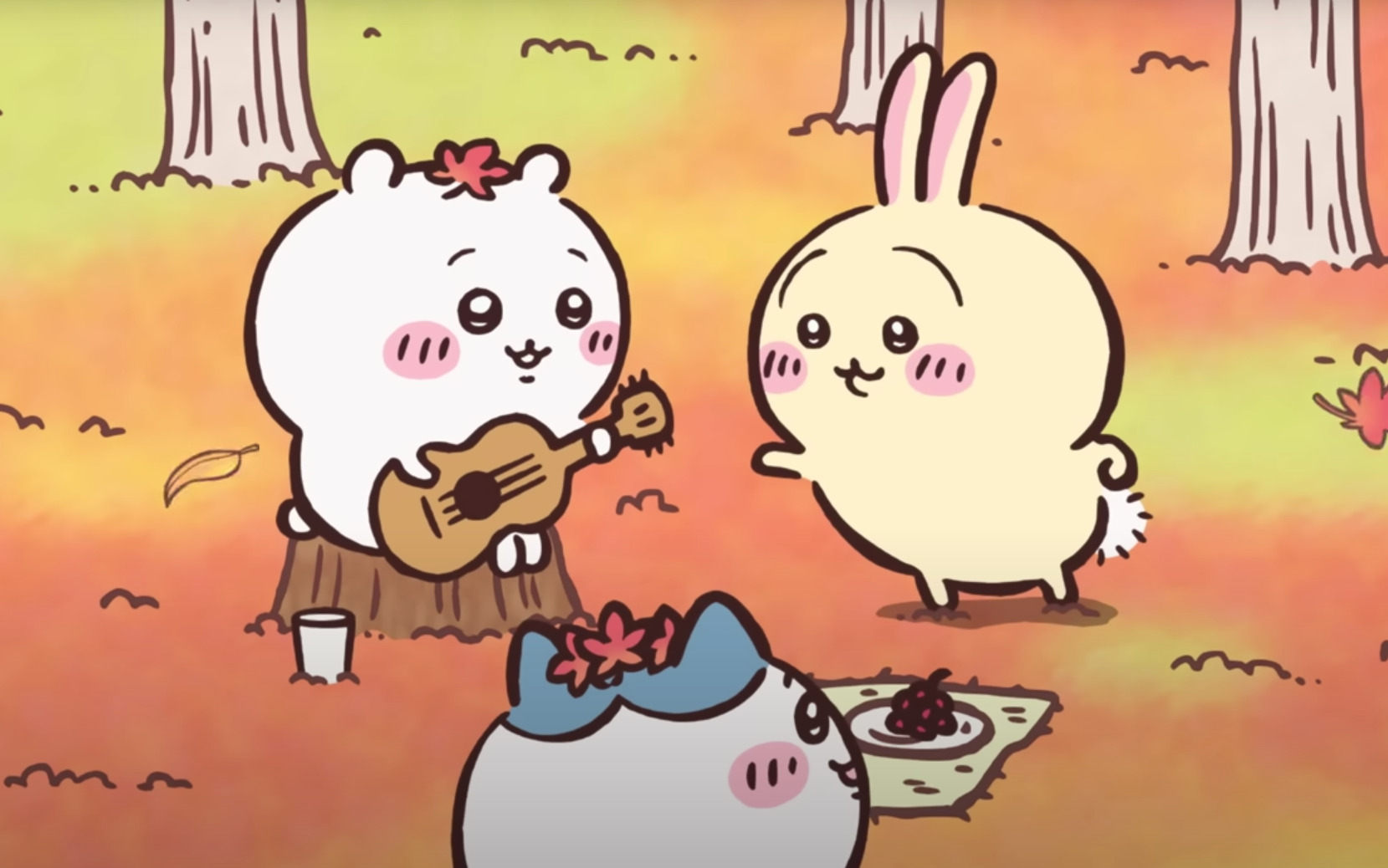 うさぎの「ギターの弾き方」にビックリ！テレビアニメ「ちいかわ」第121話　優しさがあふれる紅葉のお話【最新話レビュー】