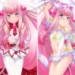 はだけた衣装に目を奪われる!『BOMBERGIRL』よりモモぴゅんこと、ボンバーガール・モモコのロングクッションカバーが登場!