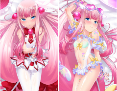 はだけた衣装に目を奪われる！『BOMBERGIRL』よりモモぴゅんこと、ボンバーガール・モモコのロングクッションカバーが登場！