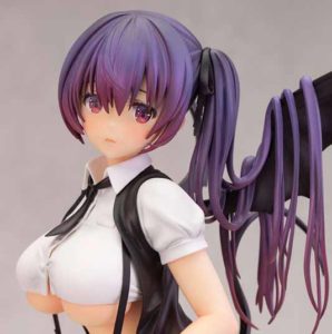 アンダーバストが露わになった妖美なブラウスが魅力的!…人気イラストレーター魔太郎先生のオリジナルイラスト「小悪魔」がフィギュア化!