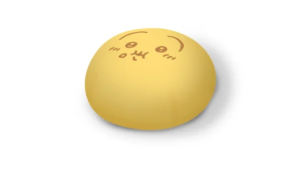 ちいかわオリジナルデザイン 中華まんビーズクッション（うさぎ）　(C)nagano