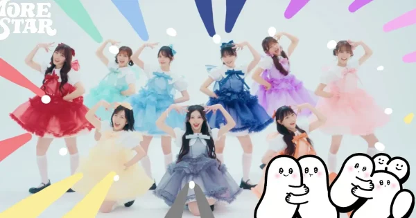 MORE STAR、新曲MVで「ハグの嵐！」　中毒性抜群の“リズムゲーム風サウンド”が脳内ループ確定