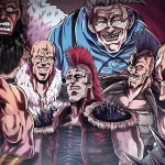 画像引用元：『北斗の拳 拳王軍ザコたちの挽歌』公式Webサイトより　『「北斗の拳 拳王軍ザコたちの挽歌」第1話　場面写真　（C）武論尊・原哲夫／コアミックス 1983, （C）ザコたちの挽歌製作委員会』