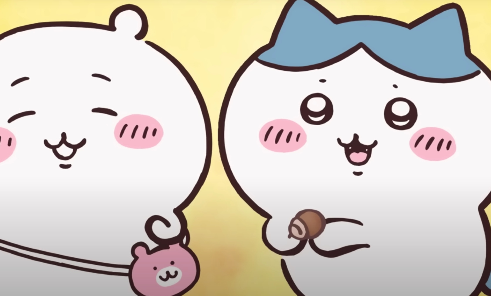 ちいかわの「にっこり笑顔」がかわいすぎ!TVアニメ「ちいかわ」第50話 ポシェットの鎧さんにも胸キュンさせられっぱなし!【最新話レビュー】