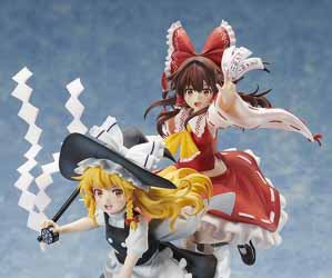 東方Projectより“博麗霊夢” “霧雨魔理沙”が、1/7スケールフィギュアで登場!