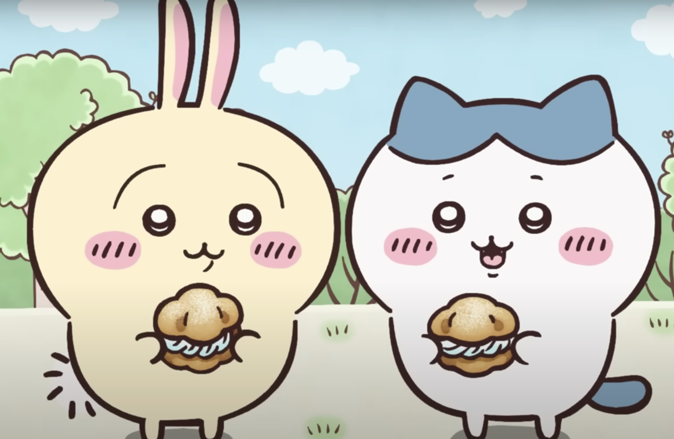 やっぱ「うさぎの奇声」は癒やされる！今年初の登場　TVアニメ「ちいかわ」第45話　幸せな気持ちはみんなで分けたいよね【最新話レビュー】