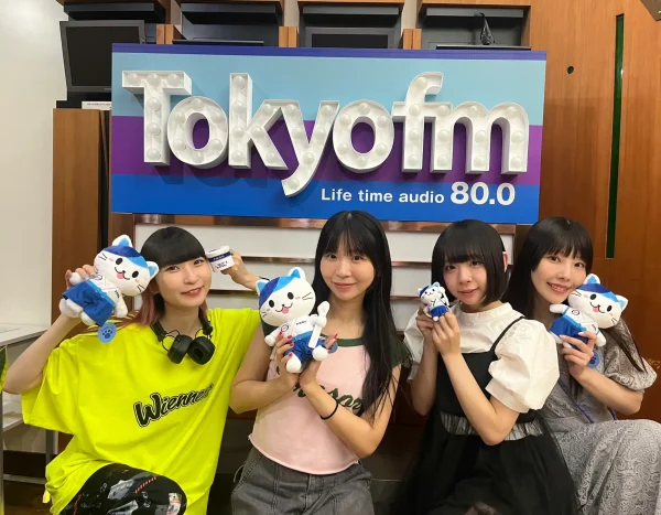 左から藤咲彩音さん、古川未鈴さん、高咲陽菜さん、相沢梨紗さん(でんぱ組.inc)