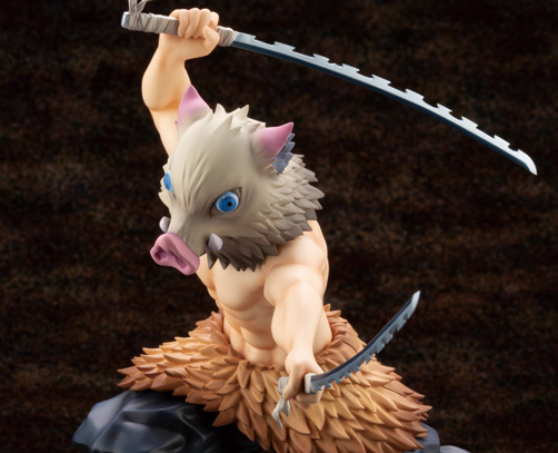 360°どこから見ても無駄のない見事な筋肉美！『鬼滅の刃』より「嘴平伊之助」のフィギュアが登場！