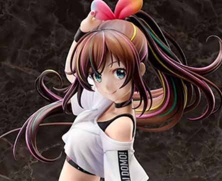 ふわりと広がるポニーテールや、衣装に散りばめられたディテールも繊細に再現！「キズナアイ」のNEWフィギュアが登場！