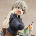 ボタンが弾け飛んだ状態にできる「おまけシャツパーツ」も付属！『宇崎ちゃんは遊びたい！』より、原作版・喫茶アジアの制服を着用した「宇崎 花」のフィギュアが登場！