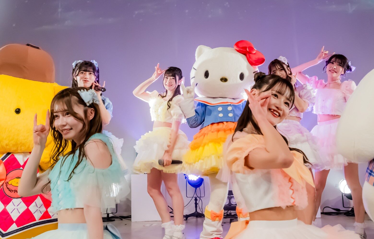 キュートなコラボに大歓声！Jams Collectionが「3周年記念ライブ」をサンリオピューロランドで開催