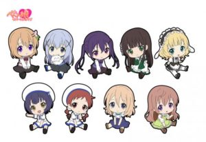 「ご注文はうさぎですか?? ぺたん娘トレーディングラバーストラップ」予約受付中!