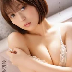 裏表紙は元SKE48の北野瑠華