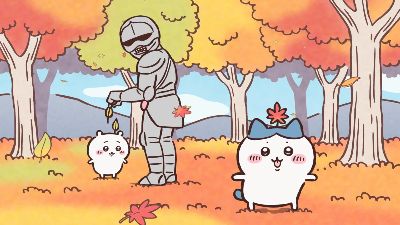 葉っぱを頭にのせるハチワレがカワイイ！　テレビアニメ「ちいかわ」第122話　言葉にしなければ気持ちは分かり合えないもの【最新話レビュー】