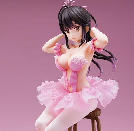 大人気イラストレーター“Anmi”氏のイラスト『フラミンゴバレエ団』より「ポニーテールの子」フィギュアの再販が決定!