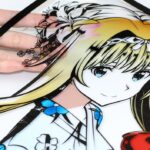 『SAO アリシゼーション WoU』より浴衣姿のアリスがカラー切り絵になって登場!本日4月9日17時より予約受付開始