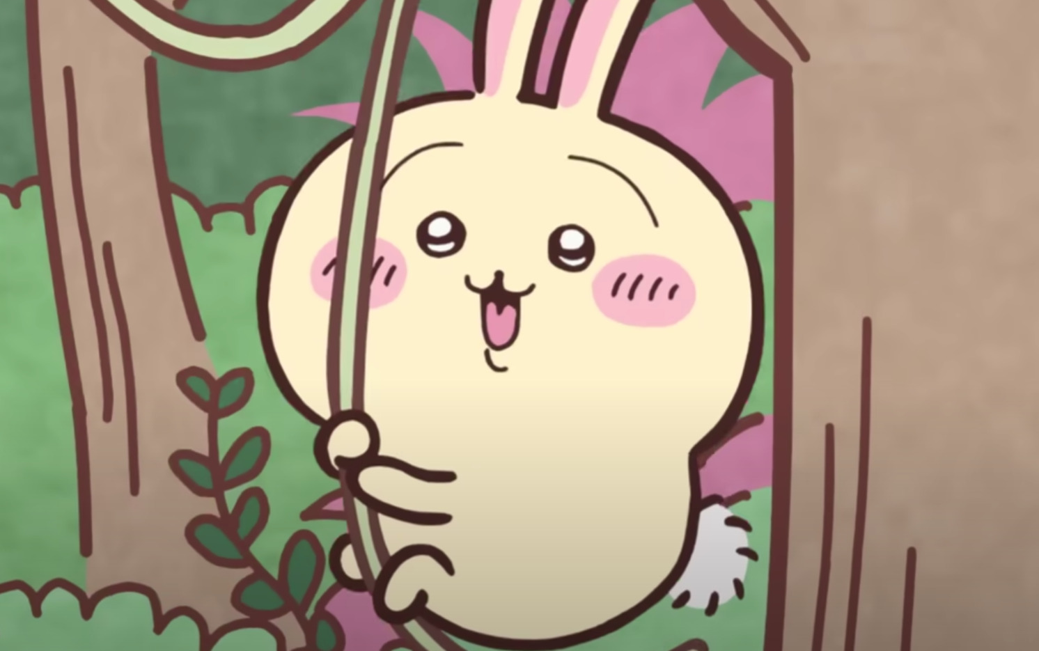 うさぎの「プリッとしたお尻」がたまらなくカワイイ！テレビアニメ「ちいかわ」第66話　うさぎとモモンガが「初絡み」でファン歓喜！【最新話レビュー】