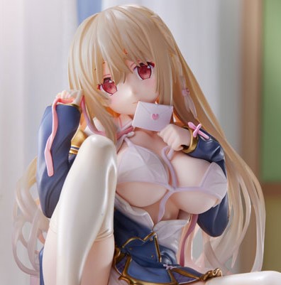 TwinBox氏のオリジナルイラスト「前田栞」ちゃんのフィギュアが登場!放課後大好きな先生が来るのをずっと待っていると…