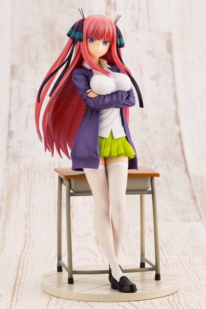 大人気アニメ 五等分の花嫁 より 中野二乃 のフィギュアが登場 コトブキヤショップ限定特典でアニメ2期の ショートヘアー も再現可能