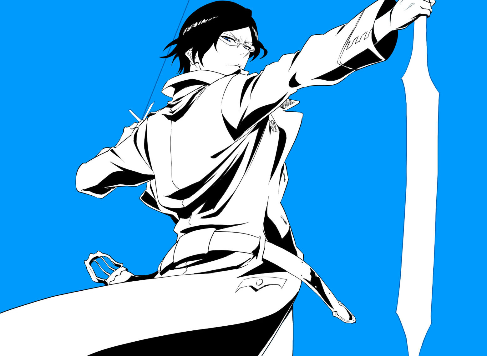 石田雨竜が描かれたクールなデザイン！　TVアニメ『BLEACH 千年血戦篇-相剋譚-』が2024年に放送決定　ティザービジュアル第2弾と第3クールの告知PVが公開