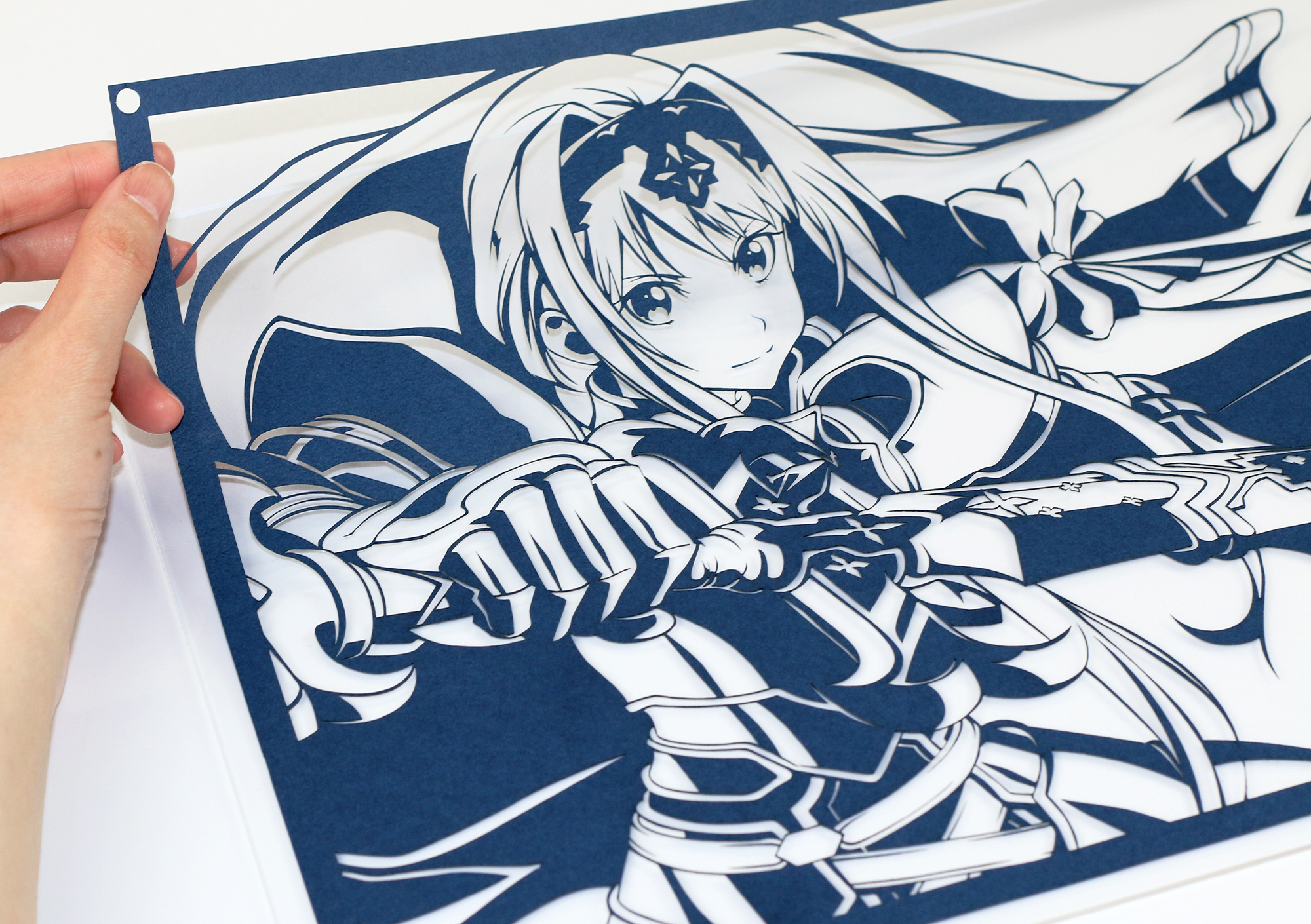 『SAO アリシゼーション WoU』よりキリト、アスナ、アリスが切り絵となって登場！特設販売ページでは「キリト」が予約受付中