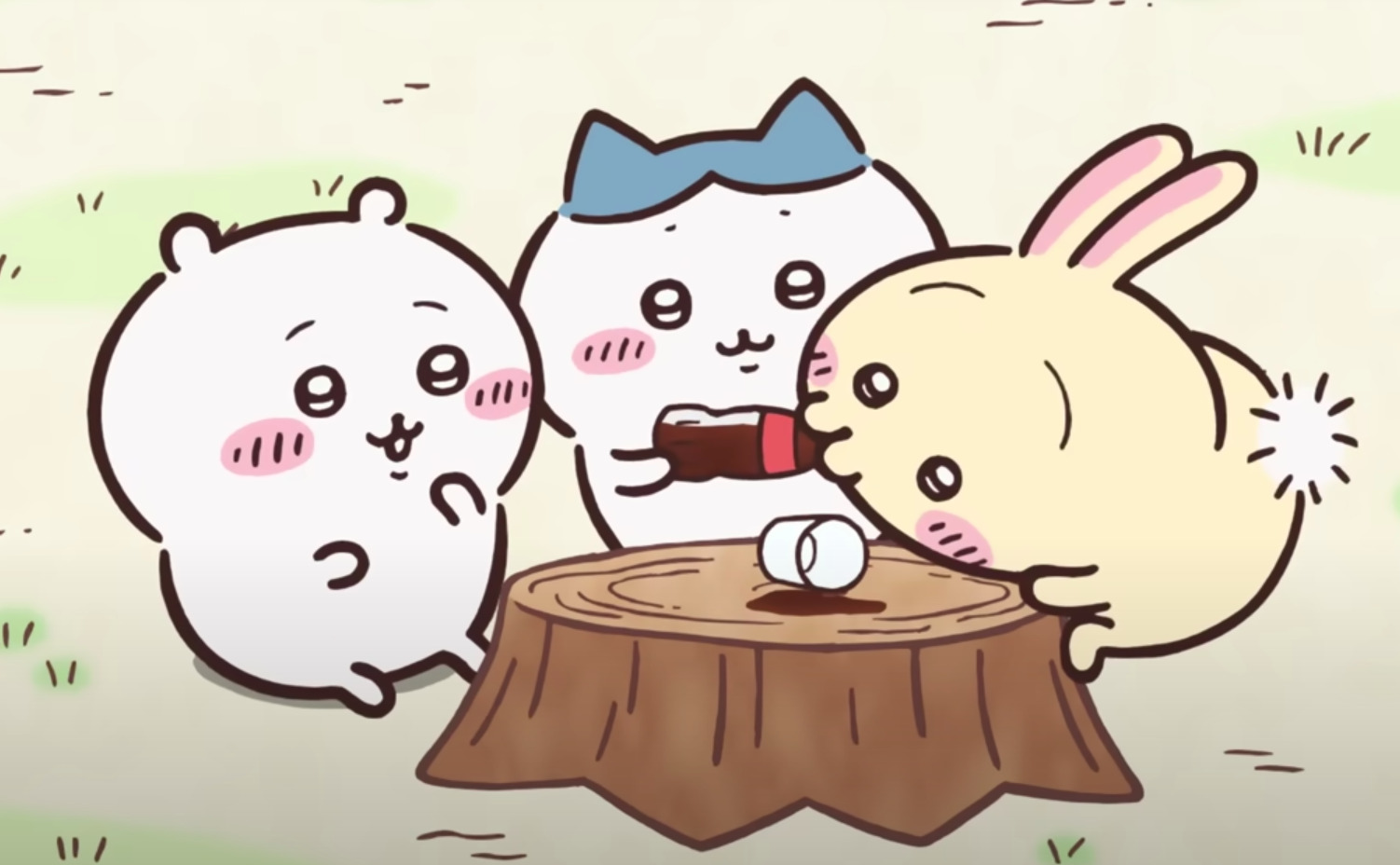 うさぎの「コーラの飲み方」が可愛いすぎ！テレビアニメ「ちいかわ」第103話　人は誰かのマネをして成長していくもの【最新話レビュー】