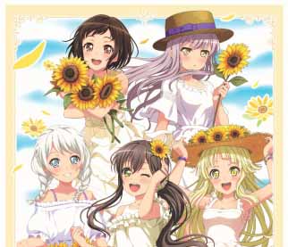 「バンドリ！ ガールズバンドパーティ！～2019 Summer～ in渋谷マルイ」が開催決定！ひまわりをモチーフにした新規描き下ろしイラストによるグッズが多数登場！