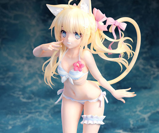 「ケモミミ学園 ~水泳部員募集中!~」から あるか氏による『金髪ちゃん』が1/7スケールフィギュアとなって登場!