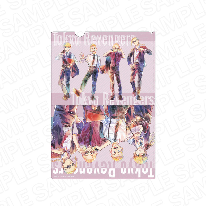 『東京リベンジャーズ』のA4クリアファイルが新登場！ドレッシーな装いの4人をデザイン