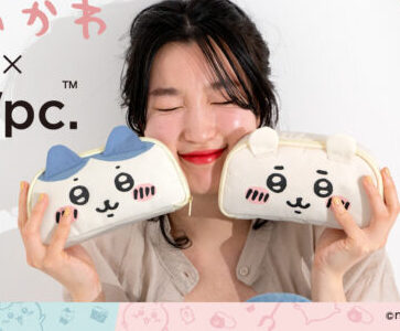 ちいかわとハチワレの顔が傘ケースに！「ちいかわ」の折りたたみ雨傘が新登場！