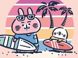 「ピスケ＆うさぎ」のぬいぐるみなどが新登場！大人気イラストレーター・カナヘイの夏をイメージしたフェアが7月16日から開催！