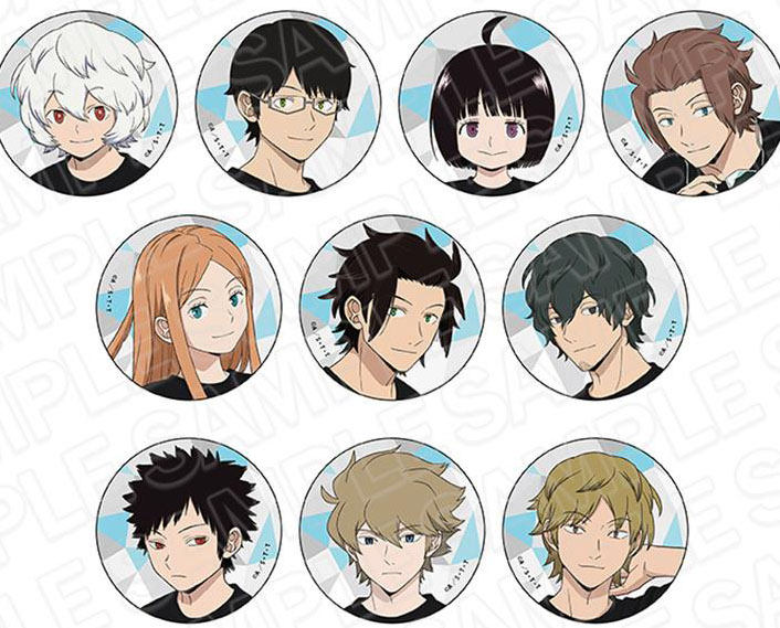 TVアニメ『ワールドトリガー』 の缶バッジ、Tシャツ、マグカップが新登場！