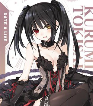 『デート・ア・ライブ』の原作版 時崎狂三 100cmタペストリー（全３種）が再登場！