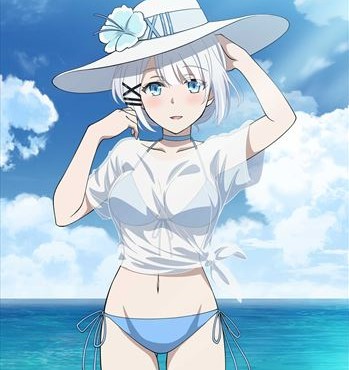 『探偵はもう、死んでいる。 』の等身大タペストリー（全2種）が新登場！シエスタ＆夏凪渚が描き下ろしの水着姿に