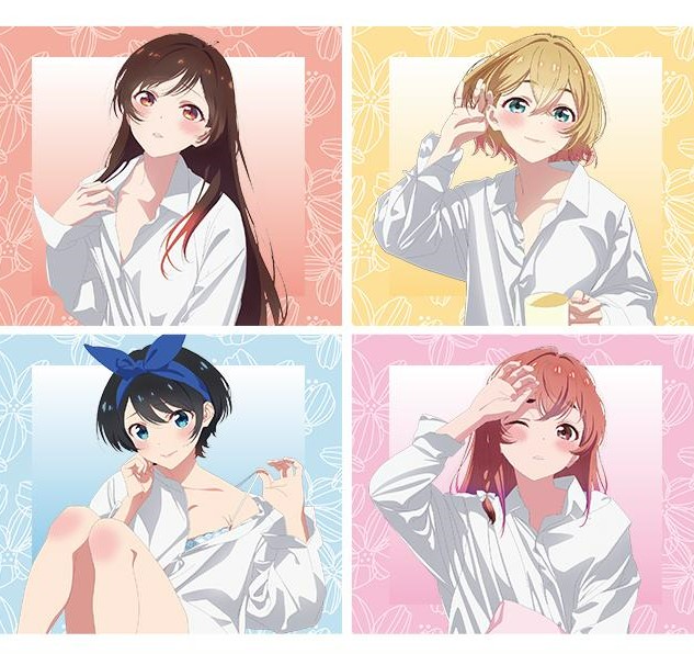 彼シャツ姿が可愛すぎ！TVアニメ『彼女、お借りします』よりアクリルスタンドなど新作アイテムが登場