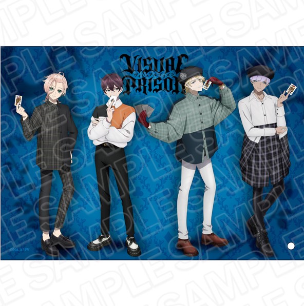 TVアニメ『ヴィジュアルプリズン』のミニアクリルアート トランプ ver.（全3種）が新登場！