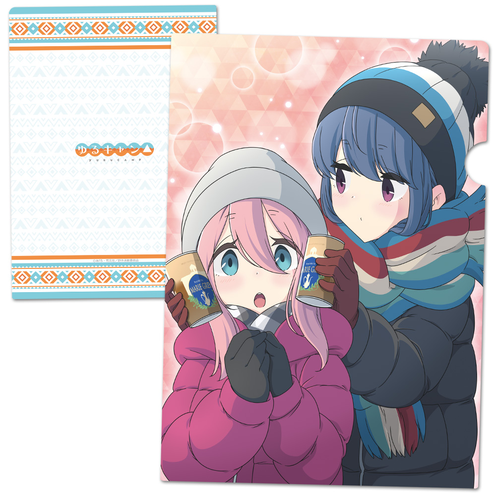 TVアニメ『ゆるキャン△』のアクリルポートレート、Tシャツ、クリアファイルが新登場！